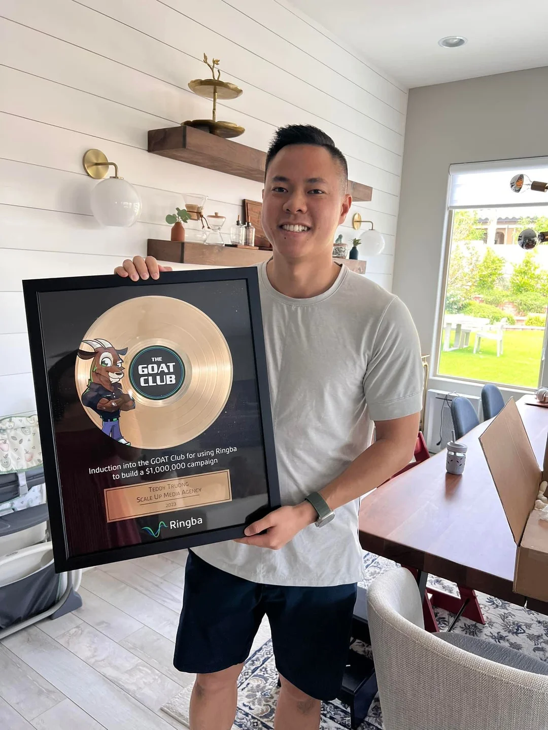 Ringba User Stories - Teddy Truong GOAT Club Award